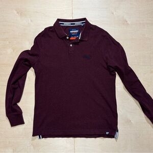 Superdry Men's Deep Burgundy Polo